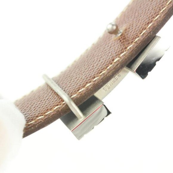 Hermès Black x Silver Reversible H Logo Cadena Belt Kit 852633 main image 7